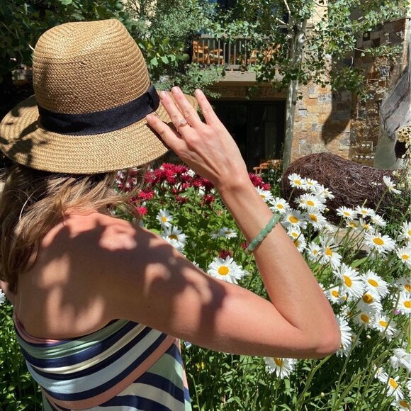 Green Aventurine Tumbled, Polished Stone Bracelet, Gift for Her - Picture 6 of 10